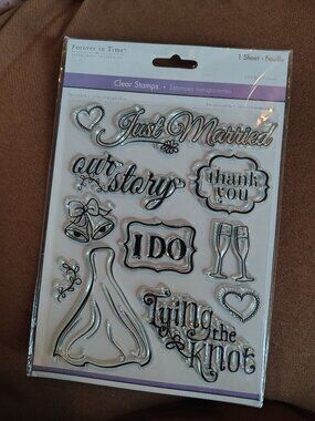 Forever in Time: Wedding Bliss Clear Stamps (New)